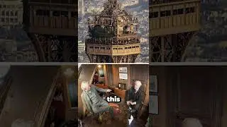 The Secret Room Inside the Eiffel Tower (You Never Noticed!) #traveltips #shortvideo #france