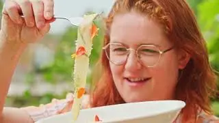 Garden to Fork herb and flower pasta