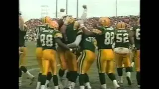 PACKERS - LAST SCORE AT COUNTY STADIUM