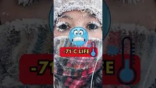 The Coldest Village on Earth ❄️ #oymyakon #ytshorts #funfacts #didyouknow #extremelife #foryou