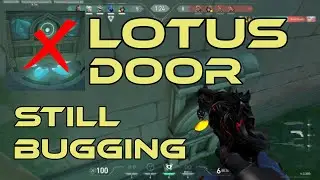 Lotus DOOR still bugging | Valorant #BUG