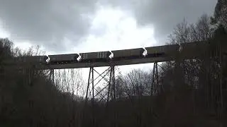 Train ID Unknown 11/22/25. Bull Run Mountain, VA. On a trestle!