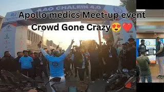 Bike Meetup Event By Apollo medics | Police Protection me Sunday Ride kari Loudest Vlog on YouTube🔊🔊