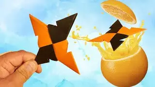 Origami Ninja Stern. Ninja Stern aus Papier basteln - eine Anleitung