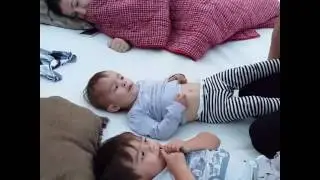 Tickled by auntie Jen