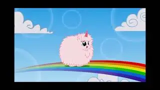 PInK FluFfY uNiCoRnS dAnCiNg oN rAiNbOwS