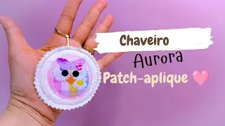 Como fazer CHAVEIRO CORUJA fácil com #patch 