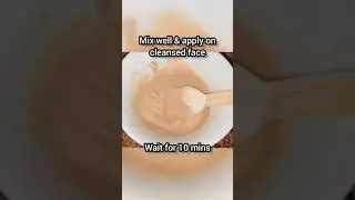 instant brightness | 2 mins 2 steps 2 ingredients face pack | budget friendly products