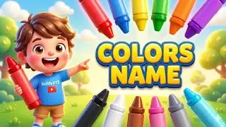 Colors Name for Kids 🎨 Learn 12 Color Names with Crayons | Preschool Learning