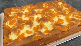 Mandarinen-Pudding-Kuchen wie von Oma &ndash; Cremig, fruchtig und einfach himmlisch lecker!