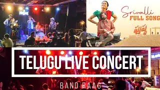 Telugu Live Concert BAND RAAG Hyderabad #teluguband #srivalli #hyderabadevents