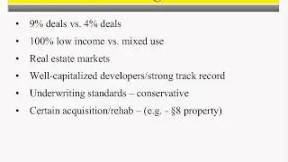 Webinar: The State of the Low Income Housing Tax Credit Market - National and Local Perspectives