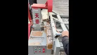 #Log Push Saw #Wood Processing #Board Processing #Pallet Processing #Push Saw