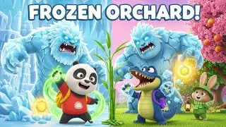 Bao The Panda and Snap The Crocodile Epic Journey to Save the Frozen Orchard from a Giant Ice Monste