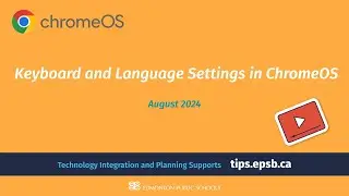 Keyboard and Language Settings in ChromeOS