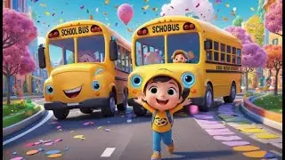 Zoom Zoom Goes the Busy Bus 🚌 | Fun Vehicle Song for Kids | Playful Nursery Rhyme