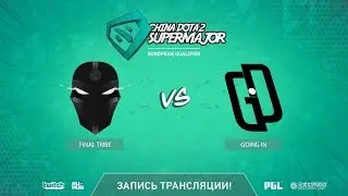 Final Tribe vs Going In, China Super Major EU Qual, game 1 [GodHunt]