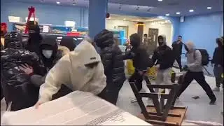 Wild video captures rowdy NYC &lsquo;wolfpack&rsquo; trashing Chinese restaurant  New York Post