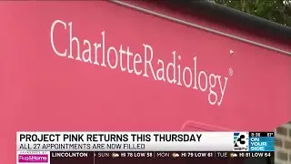 Project Pink 2025 appointments at WBTV all filled!
