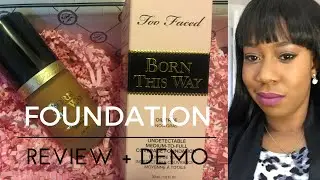 Too Faced Born This Way Foundation | Review + Demo on Dark Skin | Kay's Ways