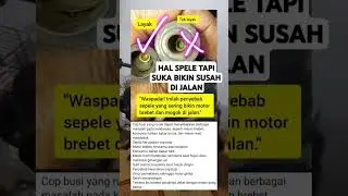 AKIBAT COP BUSI RUSAK #bengkelmotor #servismotor #shortvideo #short
