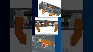Robotic gripper mechanism !! #robotics #mechanicalengineering #simulation #machinetending