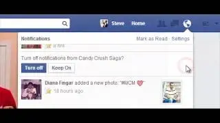 How to turn off Candy Crush Notifications on Facebook