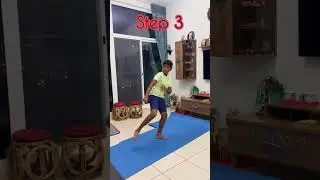 Tornado kick tutorial (double kick, screw turn) #shorts #taekwondo