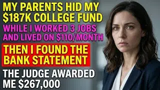 My Parents Hid My $187K College Fund While I Worked Three Jobs – Until I Found The Bank Statement