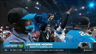 2021 NFL Draft - Jaycee Horn selected 8th overall by the Carolina Panthers