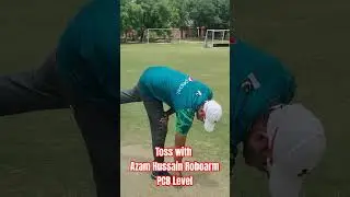 TS Sports Cricket Club Captain Toss With Azam Hussain Roboarm | PCB Level#crickpro#ipl