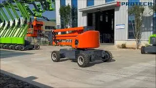 JCPROTECH LIFT Hot Sale Electric Self Propelled Articulating Boom Lift for maintenance & Cleaning