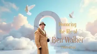 Funeral slideshow template demo DBA019a
