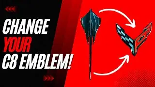 CHANGE your C8 Corvette STINGRAY Emblem - EASY!
