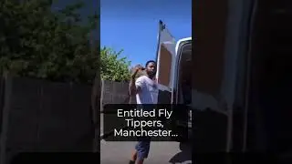 Entitled Fly Tippers Manchester...#crime #uk #shortvideo #flytipping