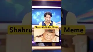 Shahrukh khan Hakla Meme Drama! 😰 (Stop This) #shorts