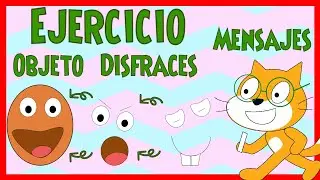 Ejercicios Scratch - Objetos Disfraces Mensajes - Sr cara de papa