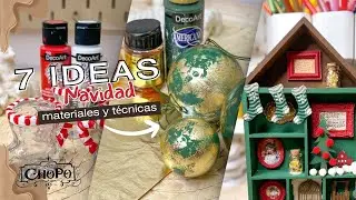 7 ideas DIY de Navidad fáciles y creativas | Taller de decoración navideña paso a paso