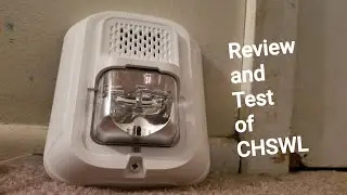 Review and Test of My System Sensor CHSWL Chime Strobe! Other BG-12 Feat.