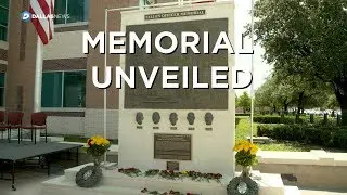 Memorial dedicated to Dallas officers killed on July 7, 2016 unveiled