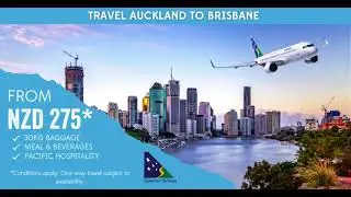 Travel from Auckland to Brisbane