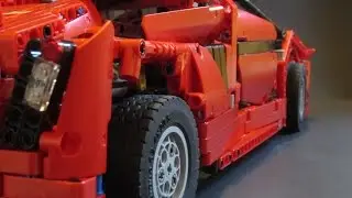 Lego technic Eclipse Supercar with a 4-speed sequential gearbox