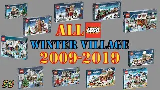 ALL Lego Winter Village sets 2009 2019