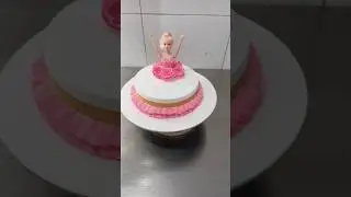 #barbie #doll #cake #design #1kg #shortvideo