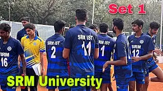 Fire Match🔥 SRM Vs Mangalore University 💥 Set 1 | South Zone University