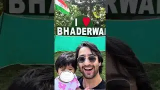Shaheer Sheikh in Bhaderwah with wife & daughter |