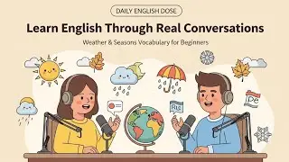 Learn English Through Real Conversations | Weather & Seasons Vocabulary for Beginners #english 