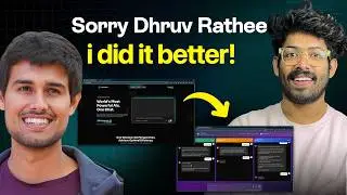 I Built Dhurv Rathee's AI Startup Clone Only Using AI in 30 Mins! (AI Fiesta)