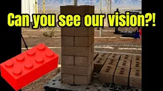 Building with real size LEGO Blocks!