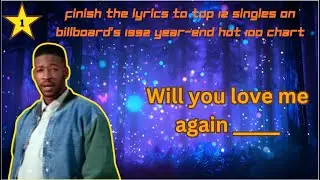Finish the Lyrics: Top 12 Billboard Songs of 1992 | 90s Music Quiz Challenge